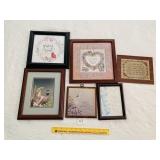 Assortment of Decorative Wall Hangings - Located