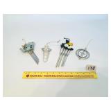 (4) Small Wind Chimes - Located in Kitchen