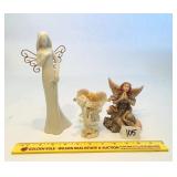 (3) Angel Figurines - See photos for details -