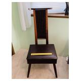 Unique Valet Chair with Wooden Backrest for