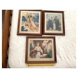 (3) Religious Prints - Bottom Print Measures