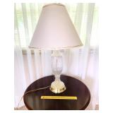 Electric Table Lamp with Shade - Lamp does work -
