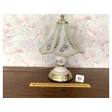 Electric Touch Lamp with Glass Shade - Measures
