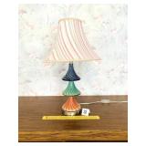 Electric Table Lamp with Shade - The base appears