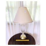 Electric Table Lamp with Shade - Lamp does work -
