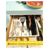 Kitchen Drawer Clean Out includes knives and