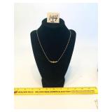 (1) Necklace - Marked 14K Italy