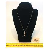 (1) Necklace - Marked 925 Italy F