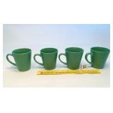 (4) Green Cups - Located in Kitchen
