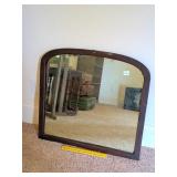 Vintage Wooden Framed Mirror