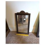 Vintage Wooden Framed Mirror