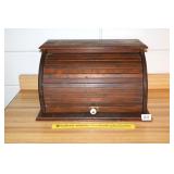 Wooden Tambour Door Breadbox
