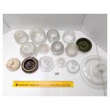 Group lot of miscellaneous lids     Located in
