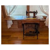 Antique Minnesota Treadle Sewing machine in