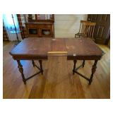 Vintage Wooden Table w/ Extension