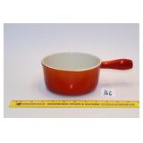 Vintage Descoware Enameled Cast Iron Pot