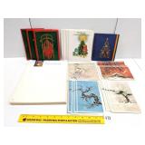 Group lot of Vintage Christmas Cards, unused, 7