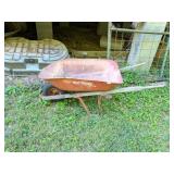 True Temper Wheel Barrow w/ wooden handles