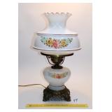 Vintage Milk Glass Table Lamp