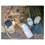 Group lot of garden sprayers     Located in