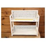Small Wicker Display Shelf   Located in BR1