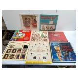 Vintage Christmas Records     Located in Basement
