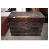 Large Vintage Wooden Chest