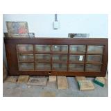 (2) Beveled Glass Wooden French Doors     Located