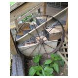 Antique Farm Implement Wheel