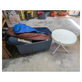 Group lot of folding chairs (not inspected)