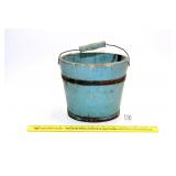 Small Vintage Wooden Bucket