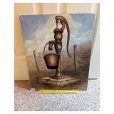 Painting by Donald Bennett, oil or acrylic on