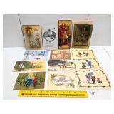 Assortment of Vintage Christmas Cards, unused