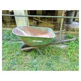 True Temper wheel barrow w/ wooden handles