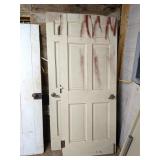 Double doors, each approx. 32 in W x 29 1/2 in T