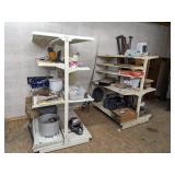 (2) Shelving Unit Clean Out