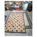 (3) Area Rugs, (2) approx. 5 Ft x 7 1/2 Ft each,