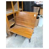 Antique Peabody Stiggleman Co. School Desk; cast
