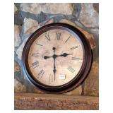 Battery Powered Wall Clock, plastic, untested