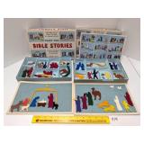 (2) Vintage Fuzzy-Felt Bible Story Sets, unsure