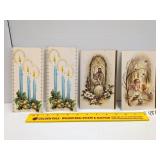 (4) Vintage Christmas Cards, unused     Located