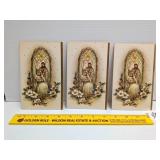 (3) Vintage Christmas Cards, unused     Located