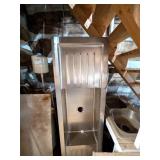Large Stainless Steel Kitchen Sink; approx. 22