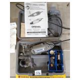 Dremel 3000 rotary tool in case, ran when tested