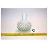 Fenton Moonstone Opalescent Hobnail Perfume Bottle