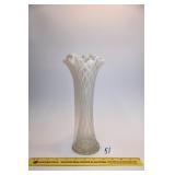 Vintage Swung Glass Opalescent Vase
