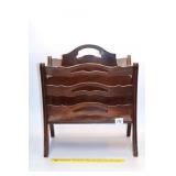 Vintage Wooden Magazine rack