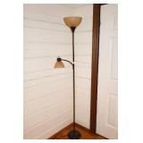 Floor lamp w/ plastic shades    Located in BR1