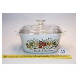 3 Qt Corningware Spice of Life Casserole w/ lid