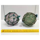 (2) Glass Fishing Floats     Located in Basement
